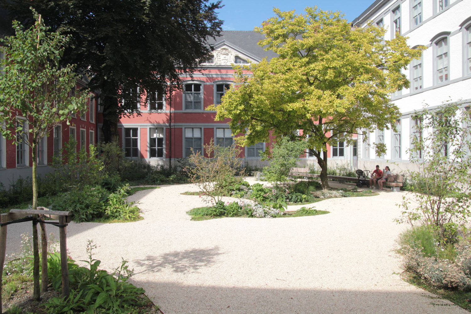 Binnentuin Sint-baafshuis Gent